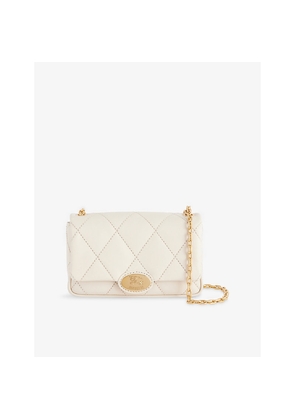 Womens Burberry Mini Strand Leather Cross-Body Bag