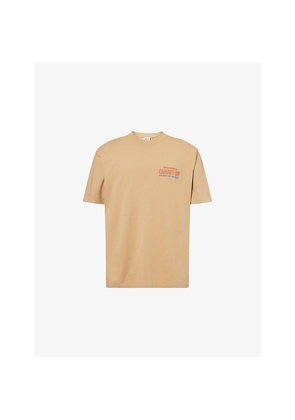 Mens Carhartt WIP Arcan Crewneck Cotton-Jersey T-Shirt