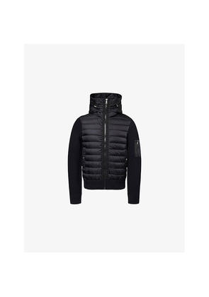 Mens Moncler Hybrid Padded Knitted Cardigan