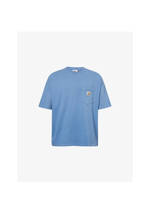 Mens Carhartt WIP Hudson Crewneck Cotton-Jersey T-Shirt