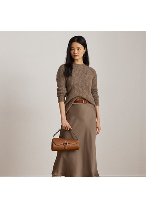 Satin Charmeuse Midi Skirt