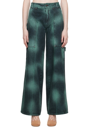 Stella McCartney Blue Tie-Dye Jeans