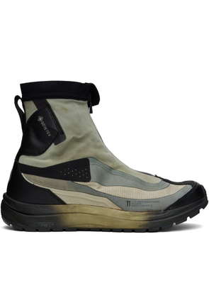 11 by Boris Bidjan Saberi Black & Green Salomon Edition Bamba 2 High GTX V2 Sneakers