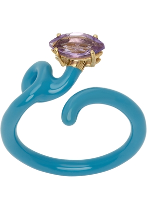 Bea Bongiasca Blue Baby Vine Ring