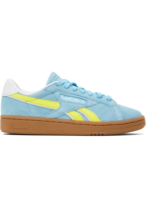 Reebok Classics Blue & Yellow Club C Grounds UK Sneakers