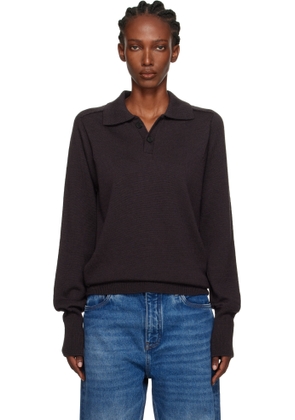 Studio Nicholson Brown Sark Polo