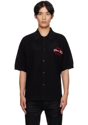AMIRI Black 'Hollywood Auto' Mesh Shirt