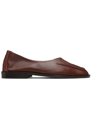 HEREU Brown Juliol Winter Supple Shiny Flats