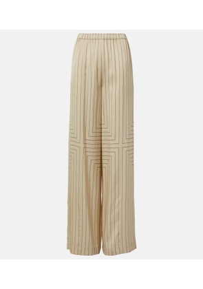 Joseph Hulin silk-blend wide-leg pants