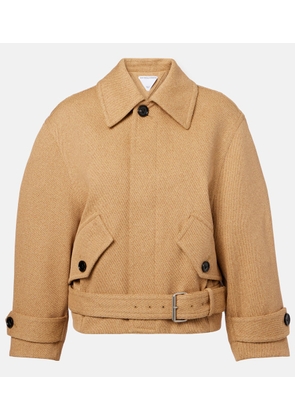 Bottega Veneta Cotton-blend frisse bomber jacket