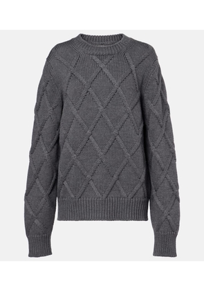 Jil Sander Cable-knit virgin wool sweater