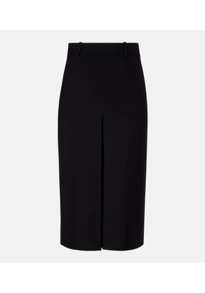 Saint Laurent Mid-rise wool culottes