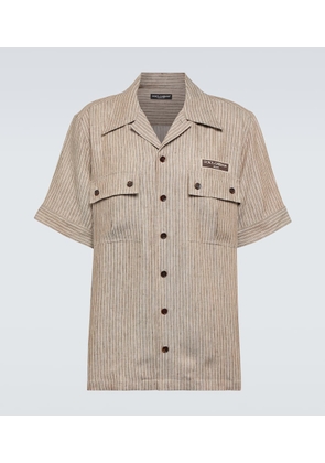 Dolce&Gabbana Striped linen shirt
