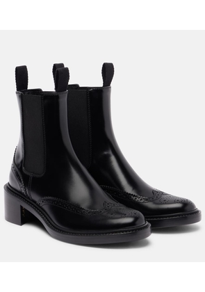 Saint Laurent Vincent 50 leather ankle boots