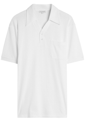 Gusari Miami Cotton Polo Shirt - White - L