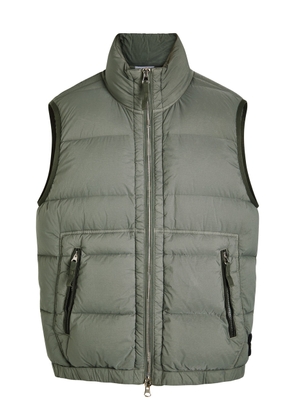 Stone Island Quilted Logo-patch Gilet - Grey - XL