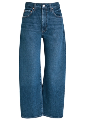 Paige Ariella Ankle Barrel-leg Jeans - Blue - 24 (W24 / UK6 / XS)