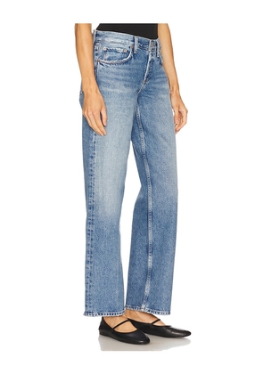 AGOLDE Low Rise Loose Jeans in Blue. Size 23. Also in 24, 25, 26, 27, 28, 29, 33, 34.