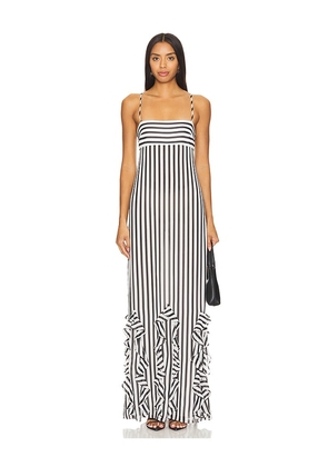 House of Harlow 1960 x REVOLVE Nieve Maxi Dress in Black, White. Size S. Also in L, M, XL, XS, XXS.