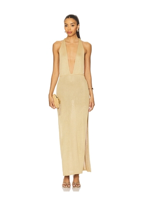 Flook The Label Uma Dress in Neutral. Size L. Also in M, XS.