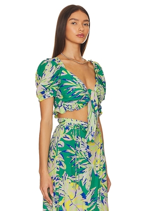 Maaji Allie Crop Top in Green. Size L. Also in S.