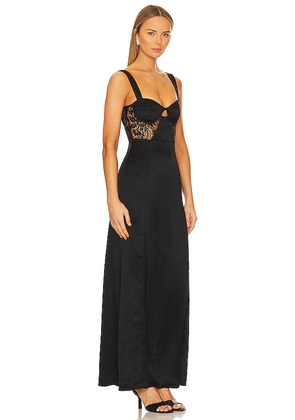 MAJORELLE Mariella Gown in Black. Size M. Also in S, XL, XS.