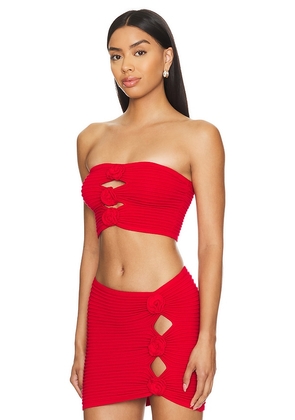 Lovers and Friends Ziona Tube Top in Red. Size M. Also in S.