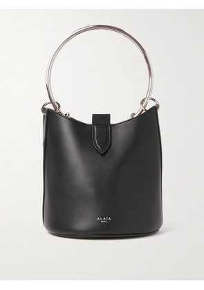 Alaïa - Ring Leather Bucket Bag - Black - One size
