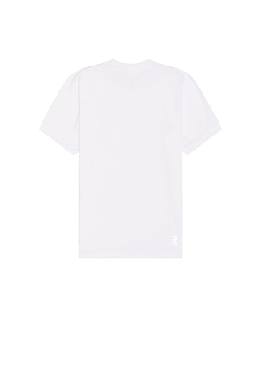 On Train-T in White. Size L. Also in M, S, XL/1X.