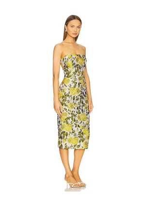 Katie May Vixen Dress in Yellow,Green. Size S. Also in L, M, XL, XS.