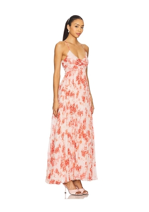 MORE TO COME Darcie Maxi Dress in Pink. Size XL. Also in L, M, S, XS, XXS.