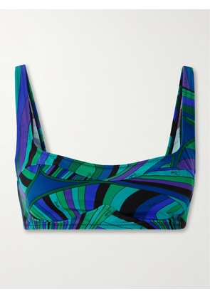 PUCCI - Printed Bikini Top - Blue - x small,small,medium,large