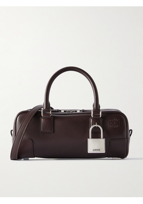 LOEWE - Amazona 23 Embellished Leather Shoulder Bag - Brown - One size