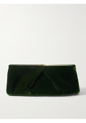 Dries Van Noten - Velvet Clutch - Green - One size