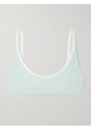 Marysia - Calcutta Two-tone Bikini Top - Blue - x small,small,medium,large