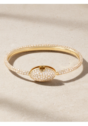 Marla Aaron - Allstone Oval Musgrave 18-karat Gold Diamond Bracelet - One size