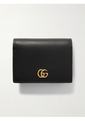 Gucci - Marmont Petite Textured-leather Wallet - Black - One size