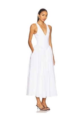 Ronny Kobo Sirinda Dress in White. Size S. Also in L, M, XS.