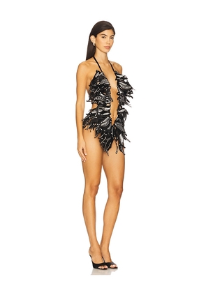 The Dolls House Liza Romper in Black. Size L. Also in M, S.