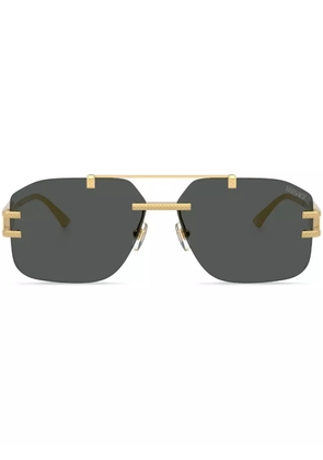 Versace Eyewear pilot-frame sunglasses - Gold