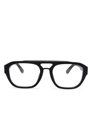 Dolce & Gabbana Eyewear matte-frame glasses - Black