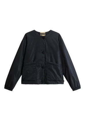 Woolrich button-fastening elasticated jacket - Blue