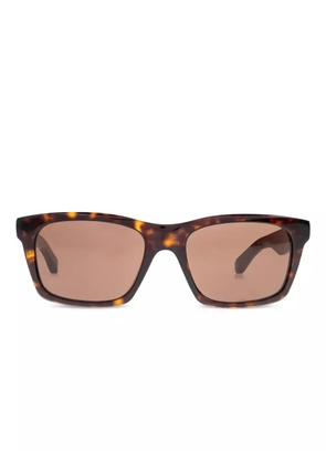 Balenciaga Eyewear tortoiseshell rectangle sunglasses - Brown