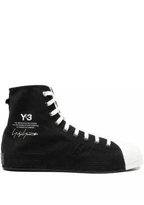 Y-3 high-top sneakers - Black