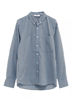Gimaguas Jeremy checked long-sleeve shirt - Blue