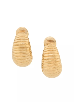 Monet Pre-Owned 1980s Monet Clip-On Earrings - Gold