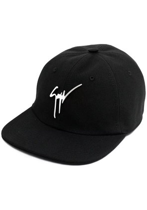 Giuseppe Zanotti Cohen signature logo baseball cap - Black