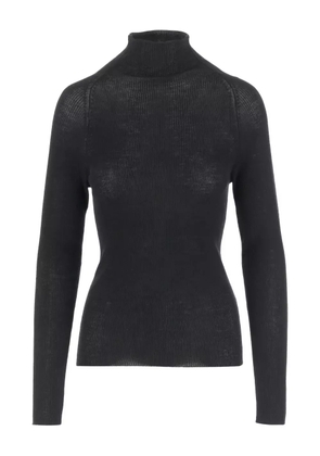 ASPESI ribbed turtleneck sweater - Black