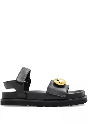 LOEWE Pebble leather sandals - Black