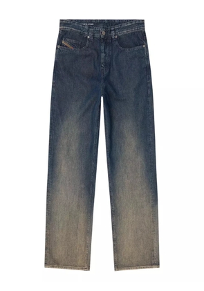 Diesel ombré-effect loose-leg jeans - Blue